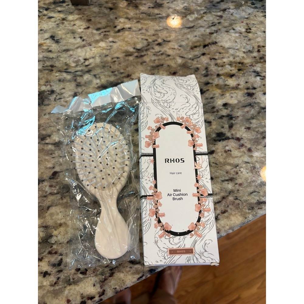 RHOS Mini Hair Brush for Women,Men and Kids, Travel Size Hair Brush for Purse